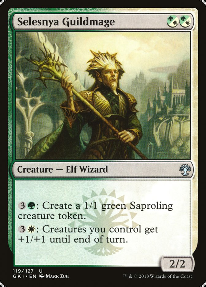 Selesnya Guildmage [Guilds of Ravnica Guild Kit] | Gamers Paradise