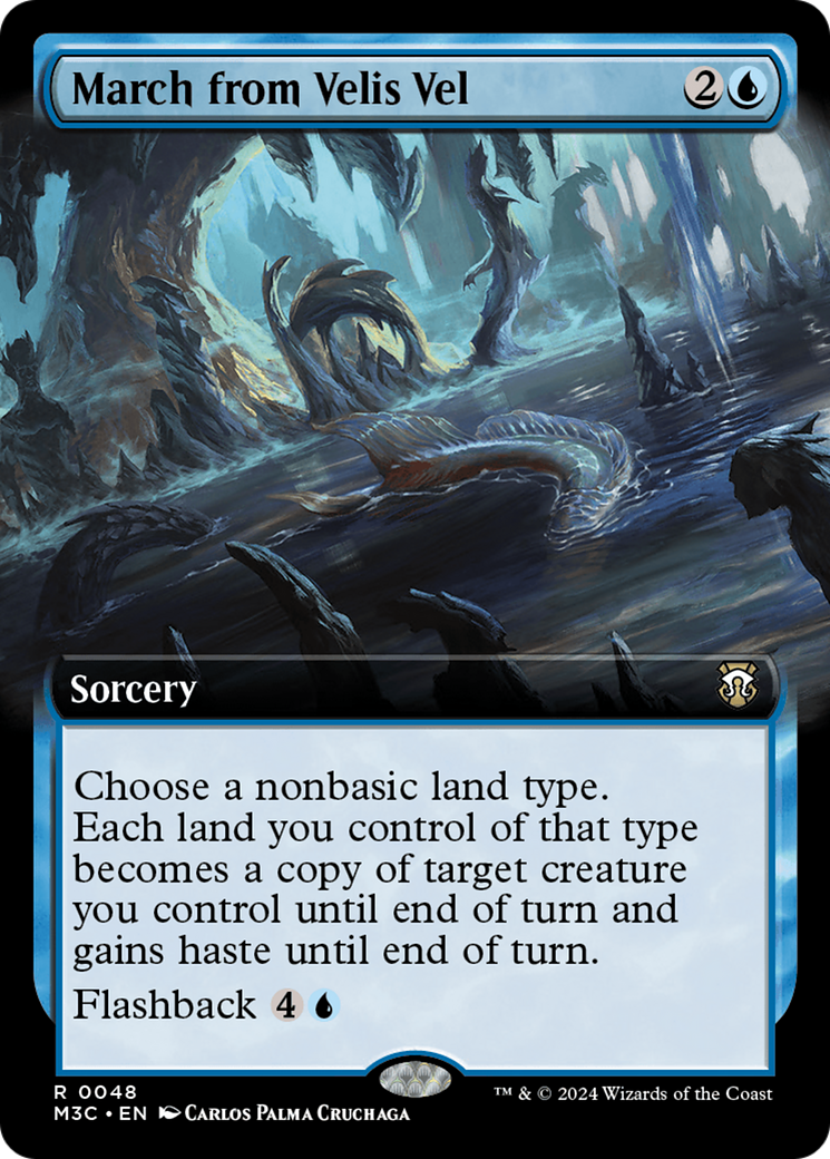 March from Velis Vel (Extended Art) (Ripple Foil) [Modern Horizons 3 Commander] | Gamers Paradise