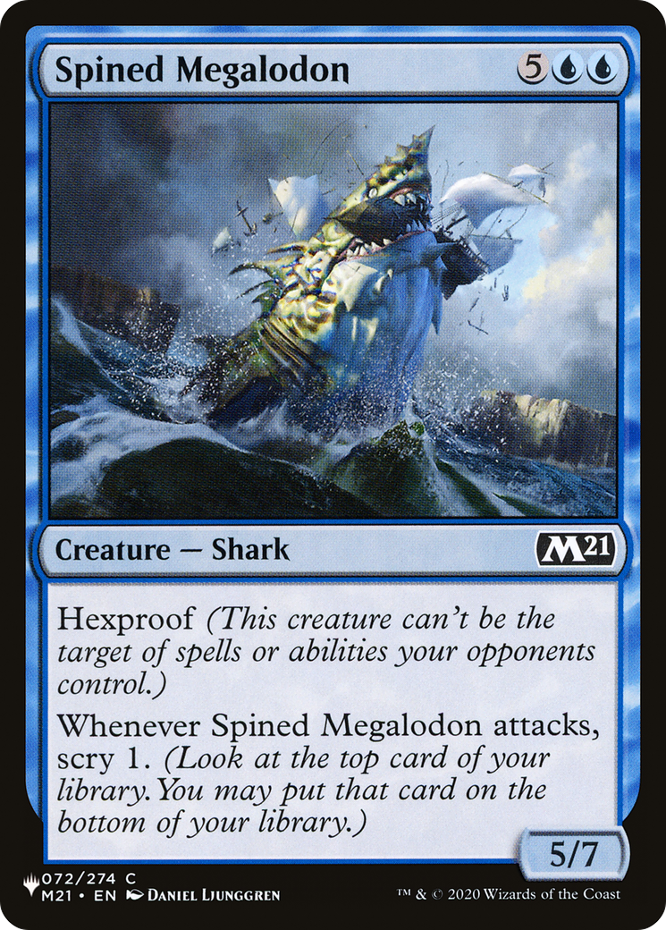 Spined Megalodon [The List Reprints] | Gamers Paradise