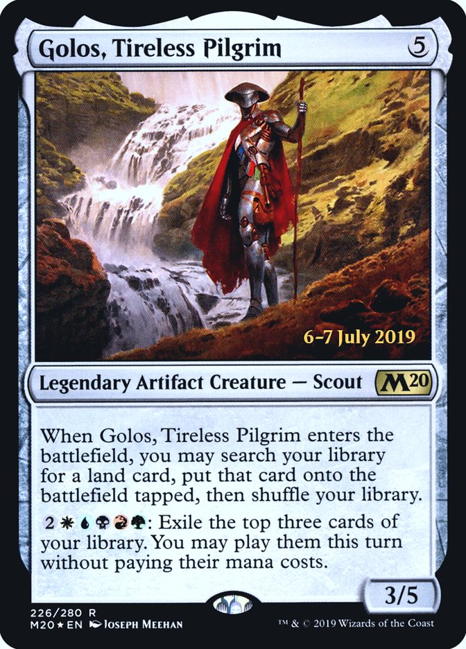 Golos, Tireless Pilgrim [Core Set 2020 Prerelease Promos] | Gamers Paradise
