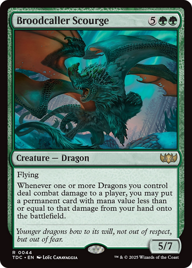 Broodcaller Scourge [Tarkir: Dragonstorm Commander] | Gamers Paradise