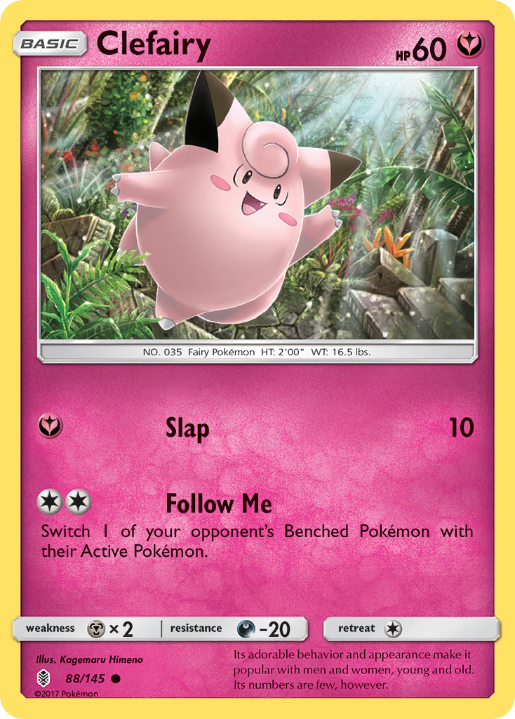 Clefairy (88/145) [Sun & Moon: Guardians Rising] | Gamers Paradise