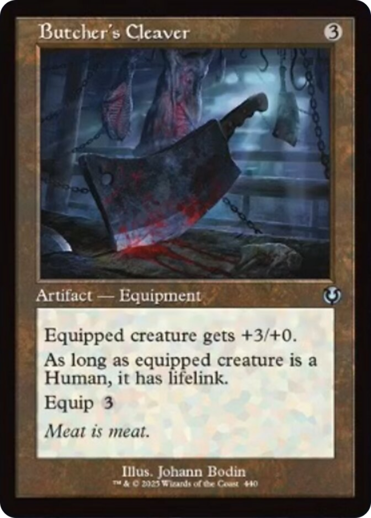 Butcher's Cleaver (Retro Frame) [Innistrad Remastered] | Gamers Paradise