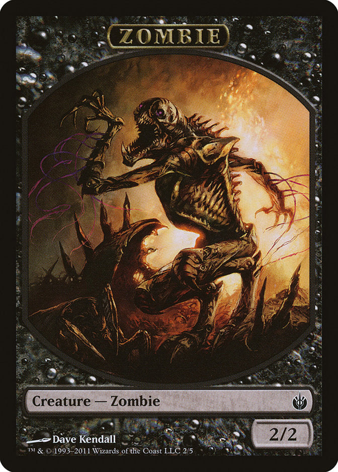 Zombie Token [Mirrodin Besieged Tokens] | Gamers Paradise