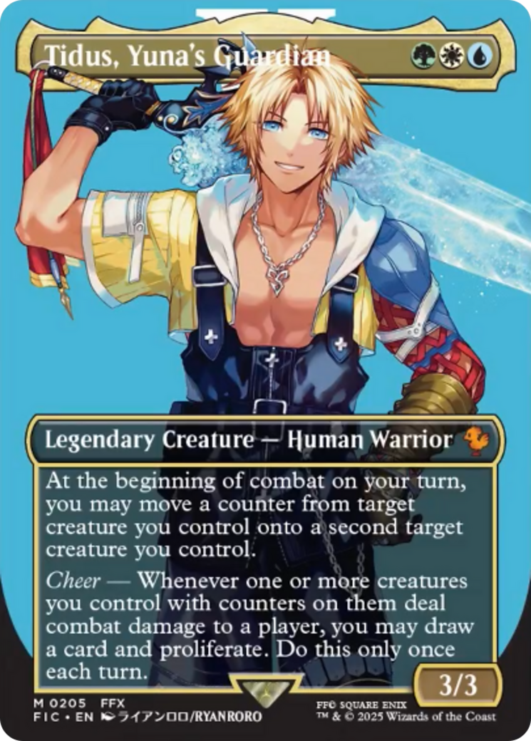 Tidus, Yuna's Guardian (Borderless) [FINAL FANTASY Commander] | Gamers Paradise