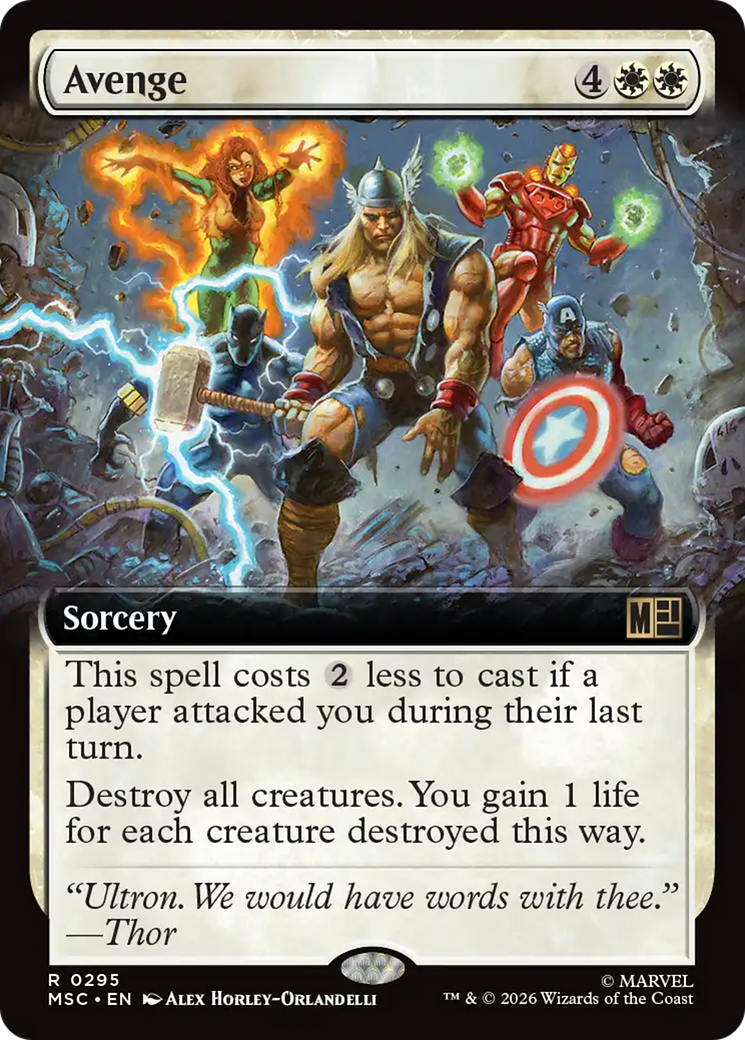 Avenge (Extended Art) [Marvel Super Heroes Commander] | Gamers Paradise