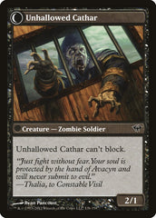 Loyal Cathar // Unhallowed Cathar [Dark Ascension] | Gamers Paradise