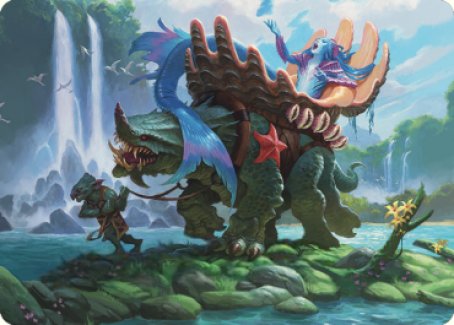 Vodalian Mindsinger Art Card [Dominaria United Art Series] | Gamers Paradise