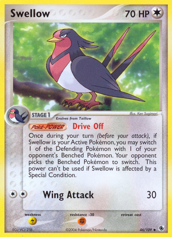 Swellow (46/109) [EX: Ruby & Sapphire] | Gamers Paradise