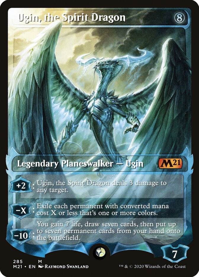 Ugin, the Spirit Dragon (285) (Extended Art) [Core Set 2021] | Gamers Paradise