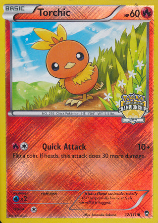 Torchic (12/111) (City Championship Promo) [XY: Furious Fists] | Gamers Paradise