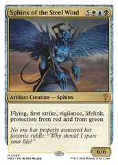 Sphinx of the Steel Wind (White Border) [Mystery Booster 2] | Gamers Paradise