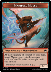 Sword // Manifold Mouse Double-Sided Token [Bloomburrow Tokens] | Gamers Paradise