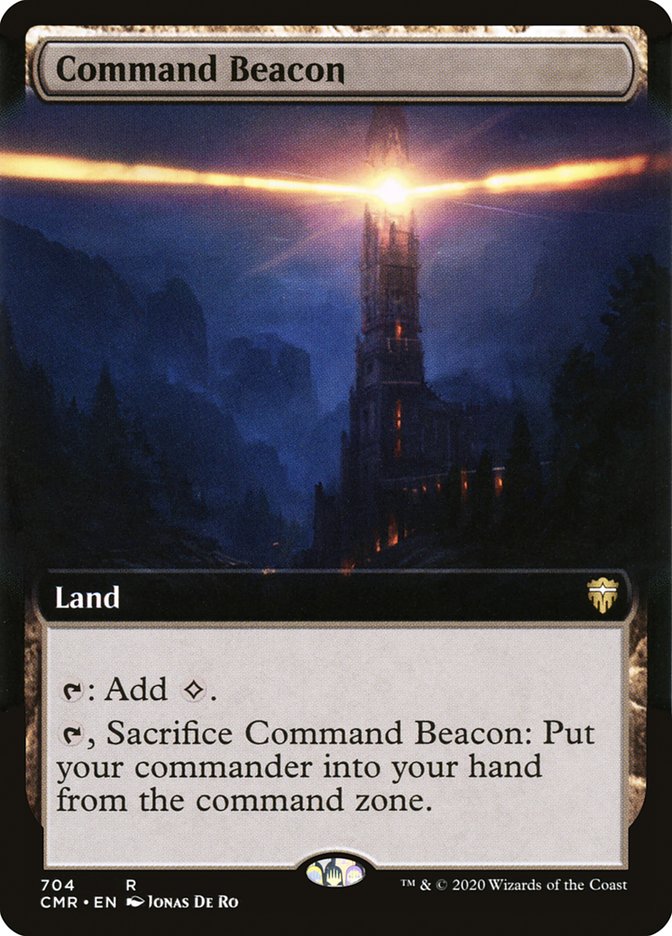 Command Beacon (Extended Art) [Commander Legends] | Gamers Paradise