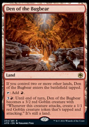 Den of the Bugbear (Promo Pack) [Dungeons & Dragons: Adventures in the Forgotten Realms Promos] | Gamers Paradise
