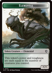 Rhino Warrior // Elemental (0010) Double-Sided Token [Lorwyn Eclipsed Tokens] | Gamers Paradise