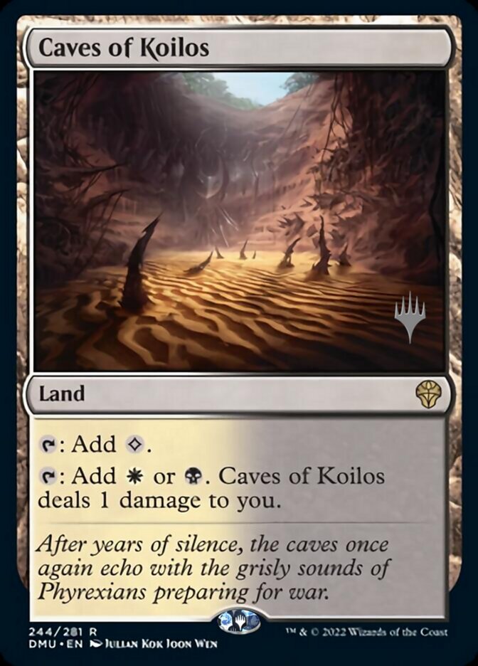 Caves of Koilos (Promo Pack) [Dominaria United Promos] | Gamers Paradise