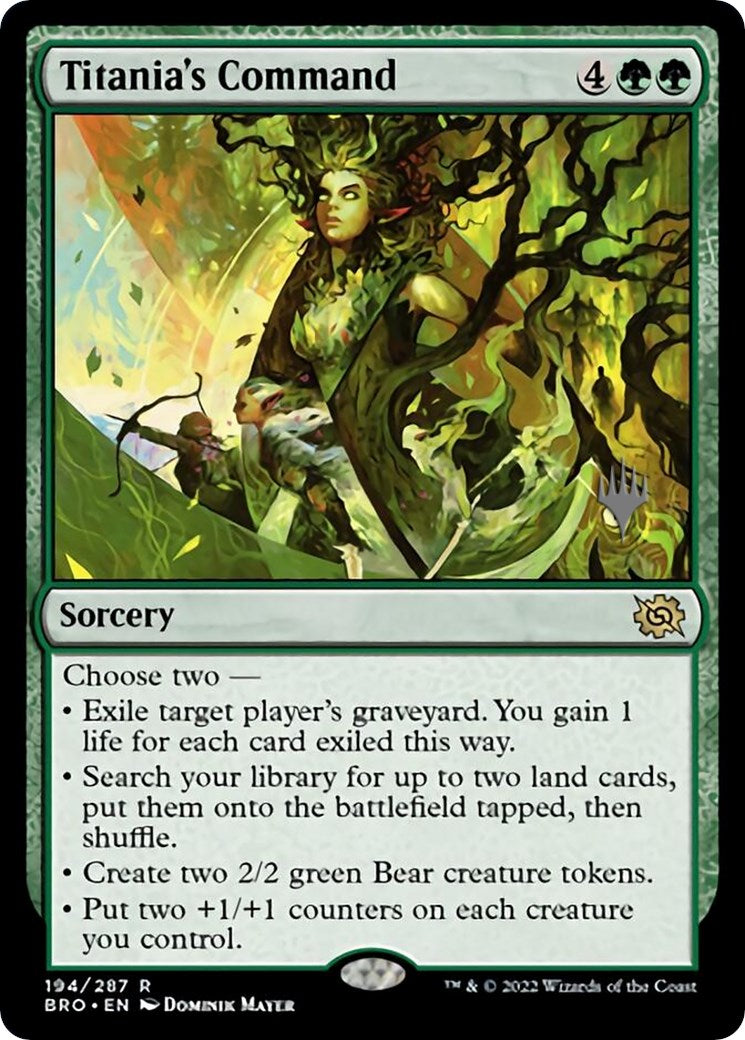 Titania's Command (Promo Pack) [The Brothers' War Promos] | Gamers Paradise