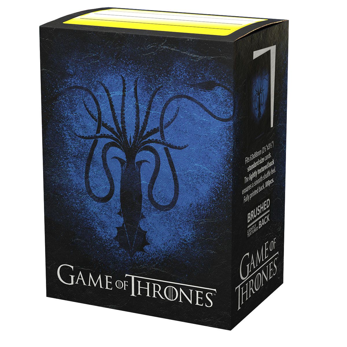 Dragon Shield: Standard 100ct Brushed Art Sleeves - Game of Thrones (House Greyjoy) | Gamers Paradise