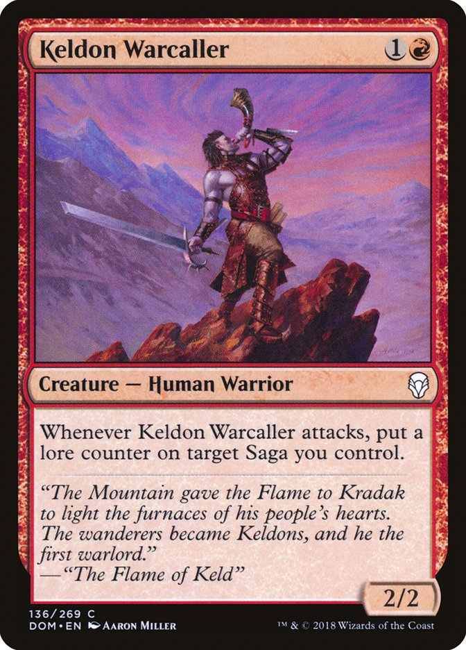 Keldon Warcaller [Dominaria] | Gamers Paradise