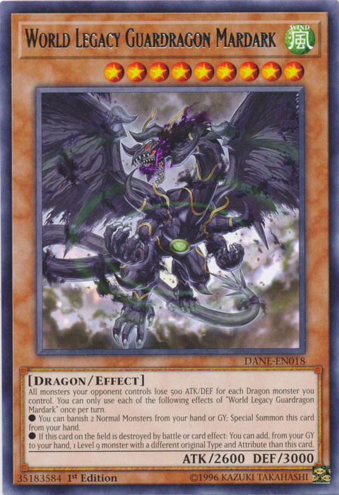 World Legacy Guardragon Mardark [DANE-EN018] Rare | Gamers Paradise