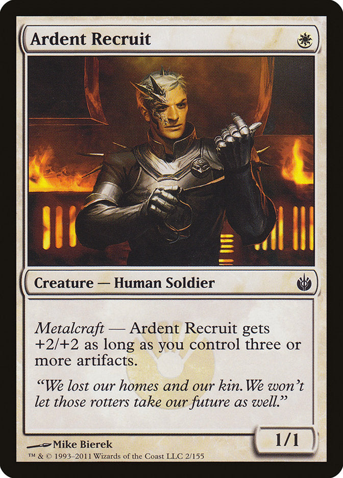Ardent Recruit [Mirrodin Besieged] | Gamers Paradise