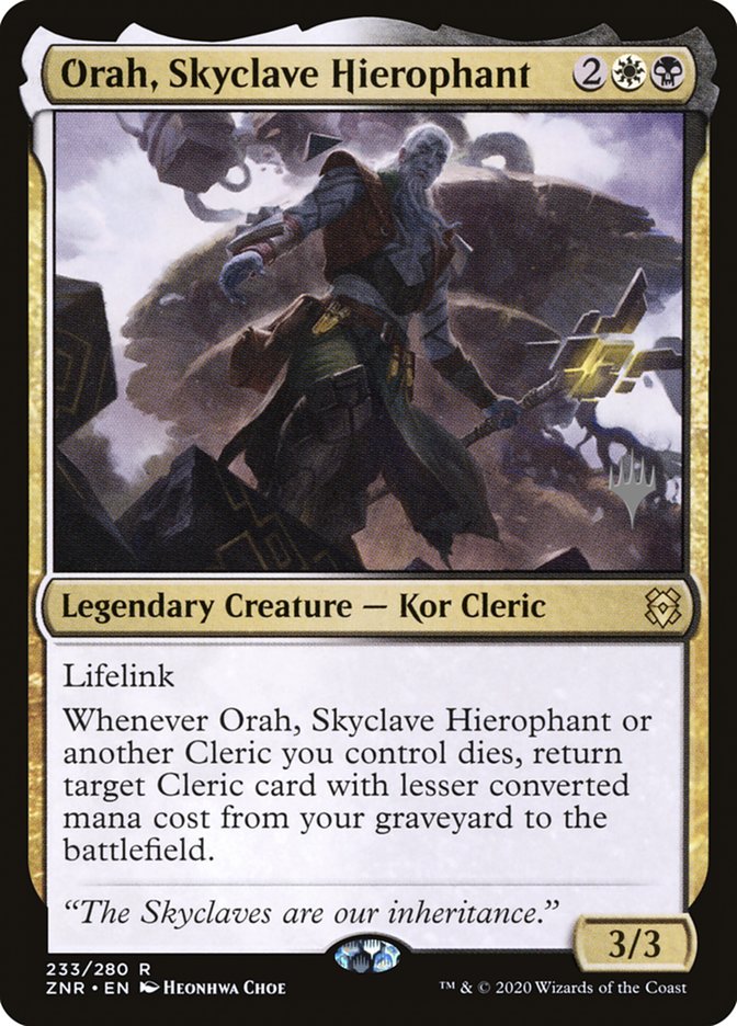 Orah, Skyclave Hierophant (Promo Pack) [Zendikar Rising Promos] | Gamers Paradise