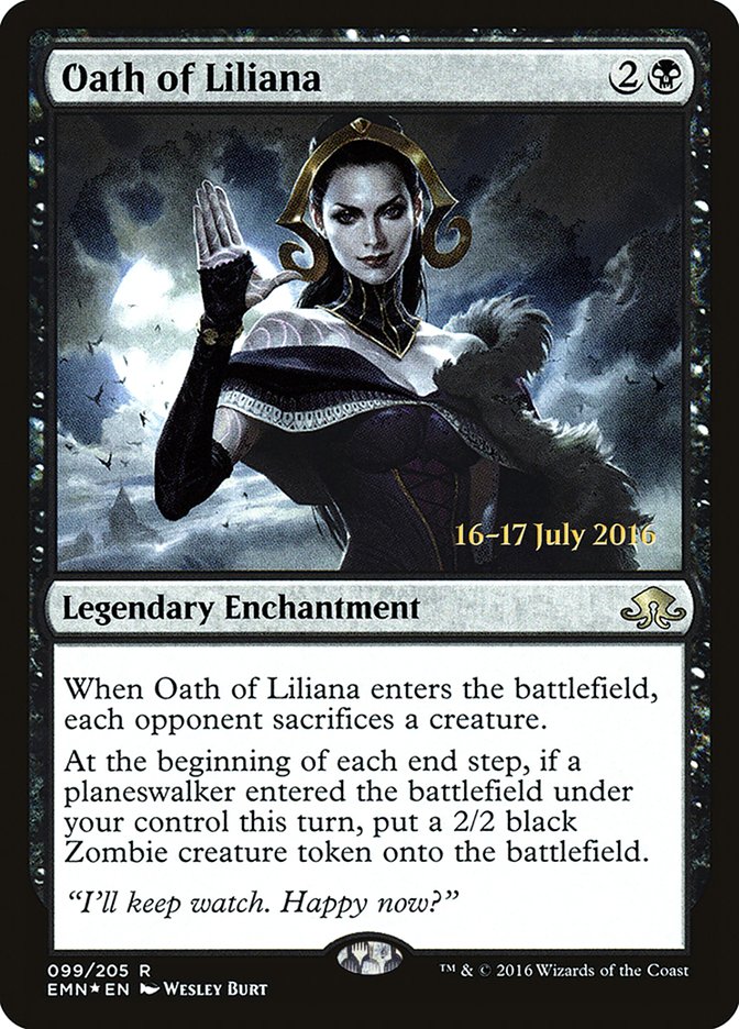 Oath of Liliana [Eldritch Moon Prerelease Promos] | Gamers Paradise