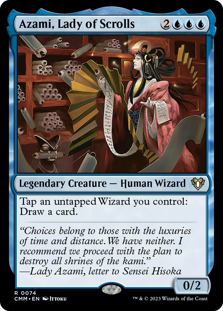 Azami, Lady of Scrolls [Commander Masters] | Gamers Paradise