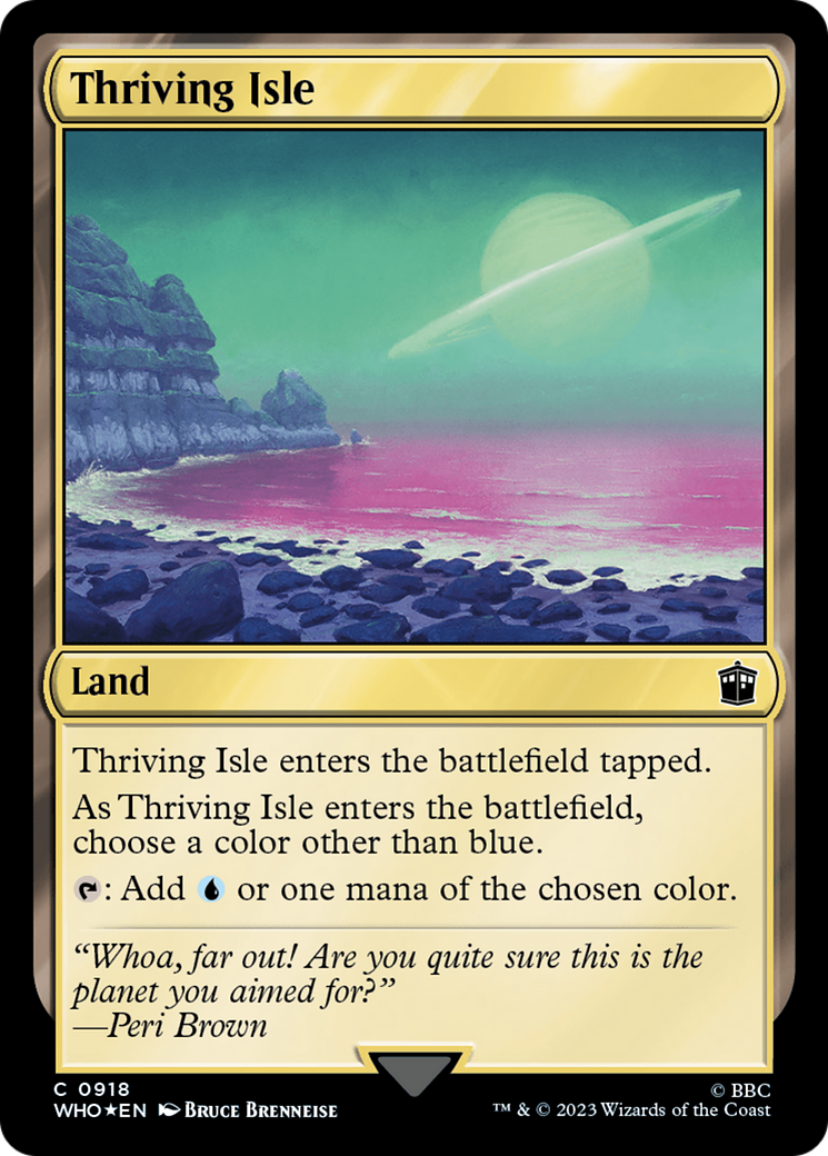 Thriving Isle (Surge Foil) [Doctor Who] | Gamers Paradise