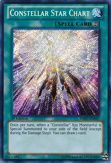 Constellar Star Chart [HA07-EN027] Secret Rare | Gamers Paradise