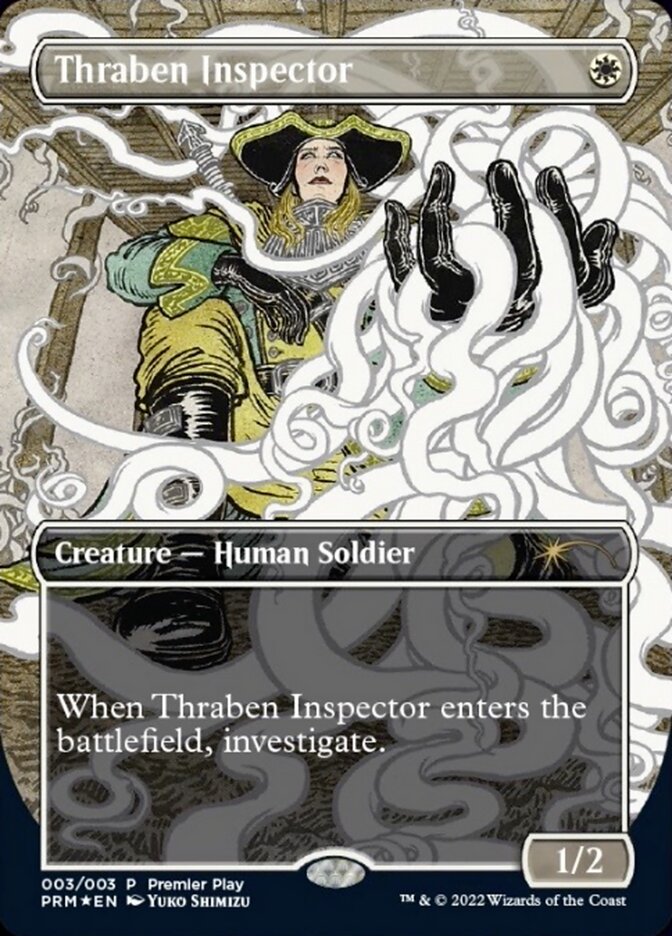 Thraben Inspector (Borderless Alternate-Art) [Regional Championship Qualifiers 2022] | Gamers Paradise