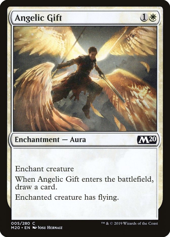 Angelic Gift [Core Set 2020] | Gamers Paradise