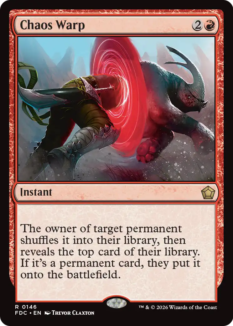 Chaos Warp [Foundations Commander] | Gamers Paradise