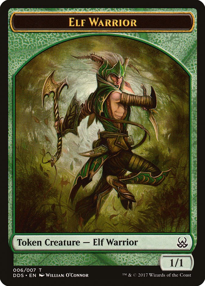 Elf Warrior Token [Duel Decks: Mind vs. Might Tokens] | Gamers Paradise