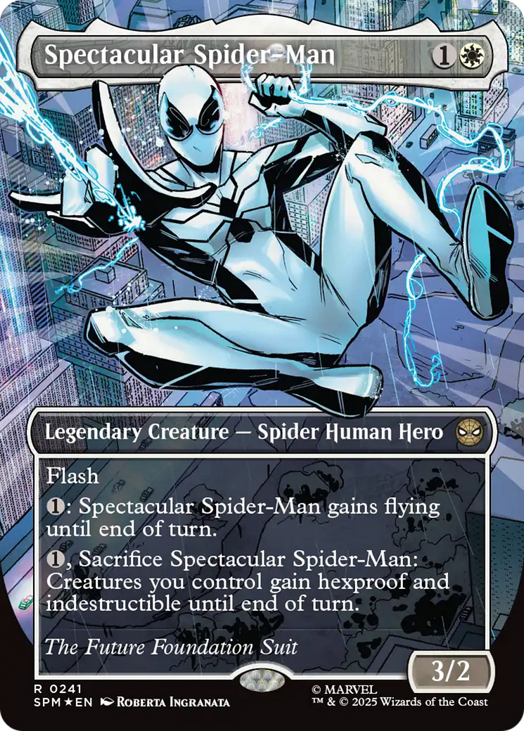 Spectacular Spider-Man (0241) (Borderless) (Textured Foil) [Marvel's Spider-Man] | Gamers Paradise