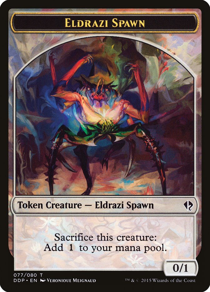 Eldrazi Spawn Token (077/080) [Duel Decks: Zendikar vs. Eldrazi] | Gamers Paradise