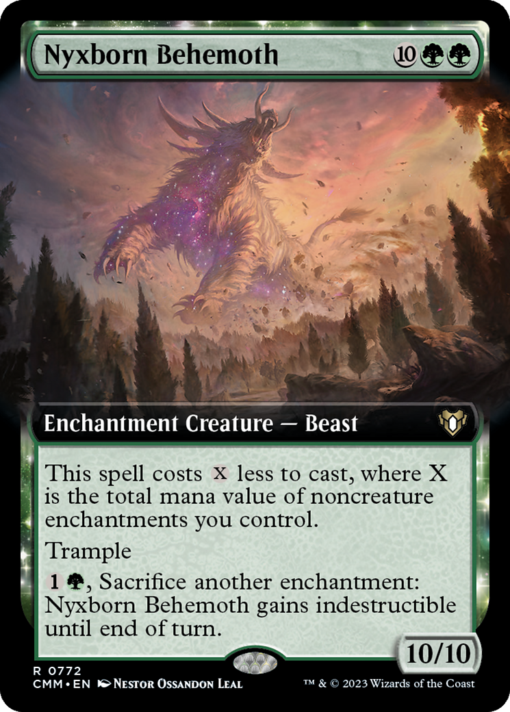 Nyxborn Behemoth (Extended Art) [Commander Masters] | Gamers Paradise