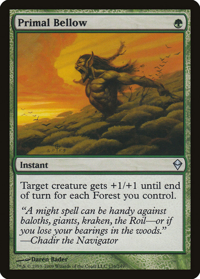 Primal Bellow [Zendikar] | Gamers Paradise