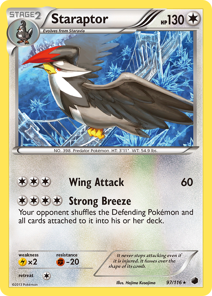 Staraptor (97/116) [Black & White: Plasma Freeze] | Gamers Paradise