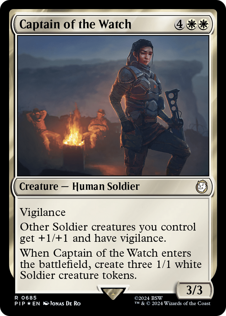 Captain of the Watch (Surge Foil) [Fallout] | Gamers Paradise