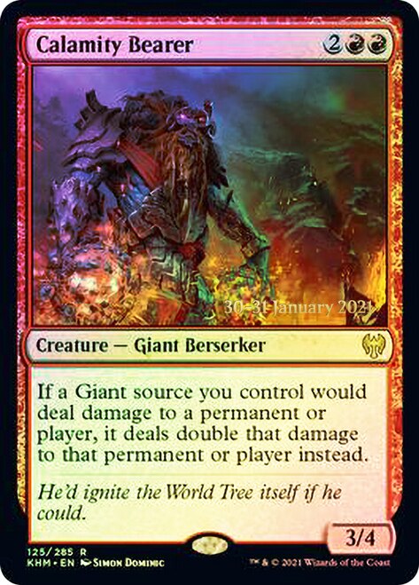 Calamity Bearer [Kaldheim Prerelease Promos] | Gamers Paradise