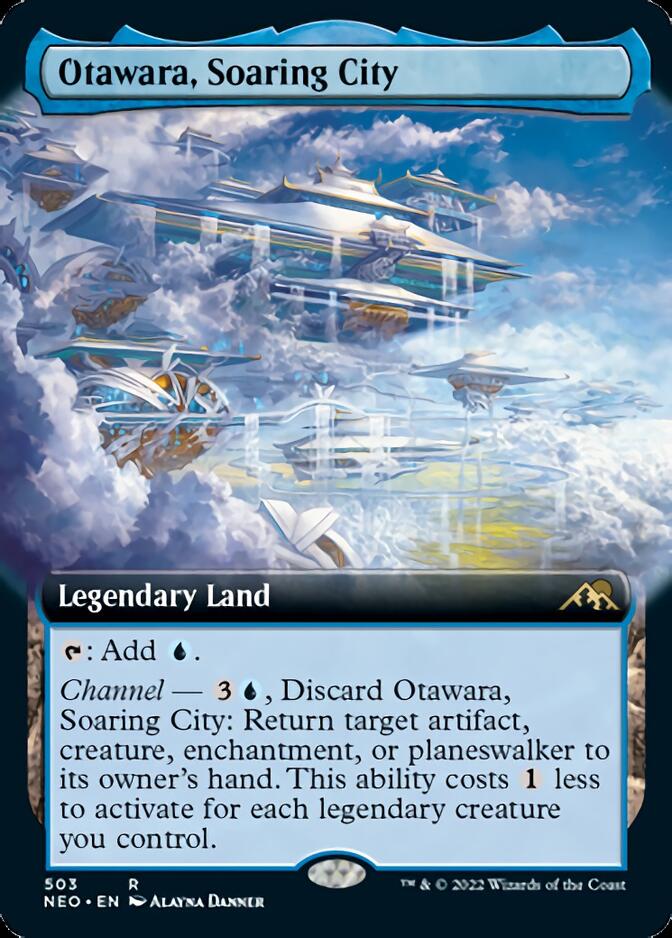 Otawara, Soaring City (Extended Art) [Kamigawa: Neon Dynasty] | Gamers Paradise