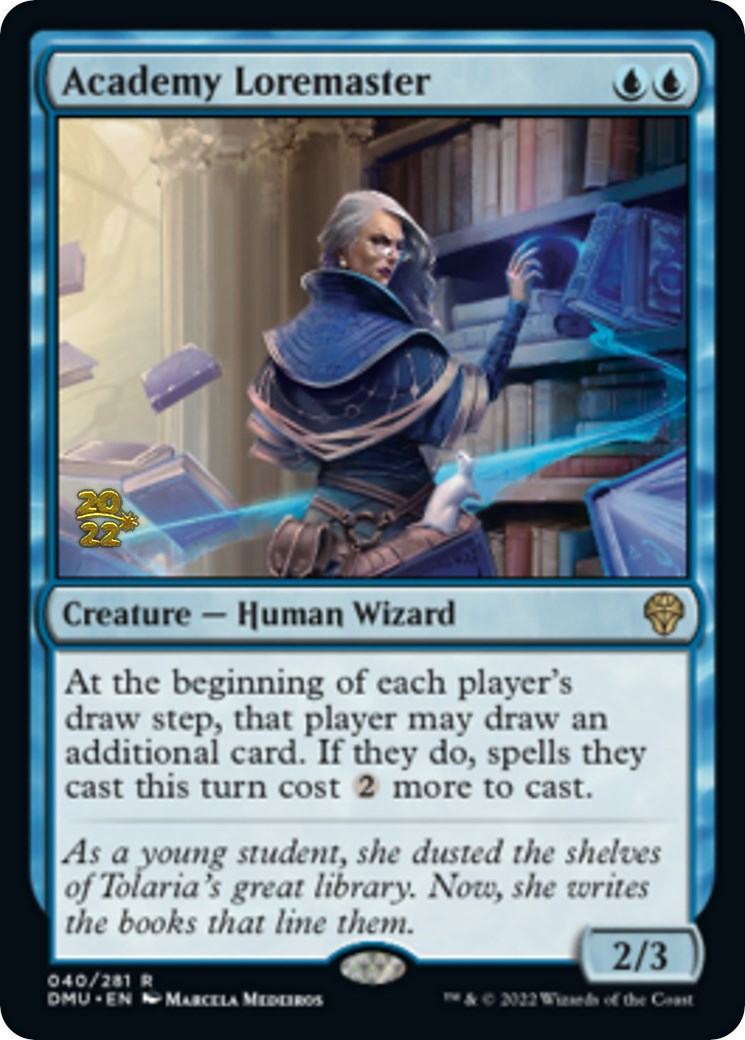 Academy Loremaster [Dominaria United Prerelease Promos] | Gamers Paradise
