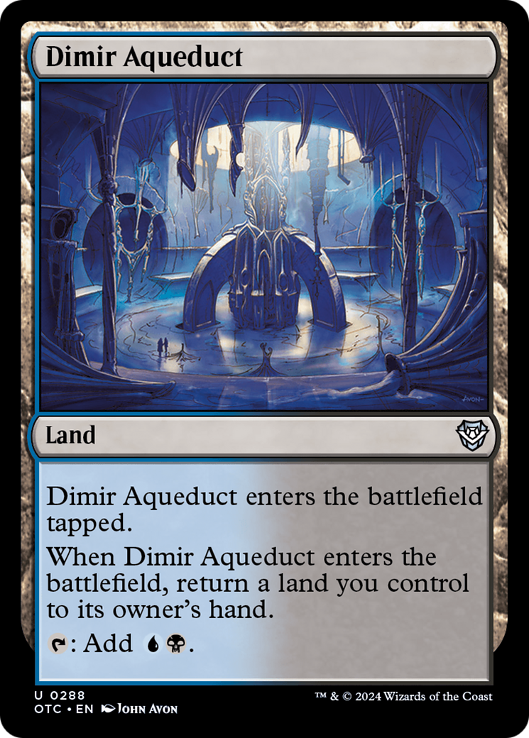 Dimir Aqueduct [Outlaws of Thunder Junction Commander] | Gamers Paradise