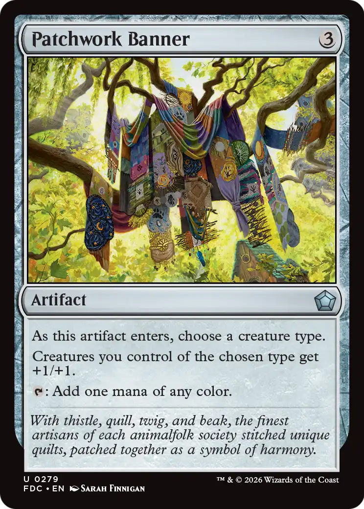 Patchwork Banner [Foundations Commander] | Gamers Paradise