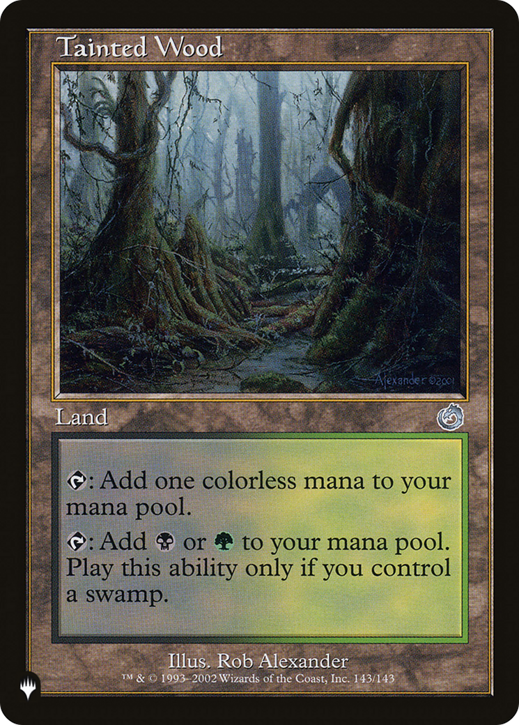 Tainted Wood [The List Reprints] | Gamers Paradise