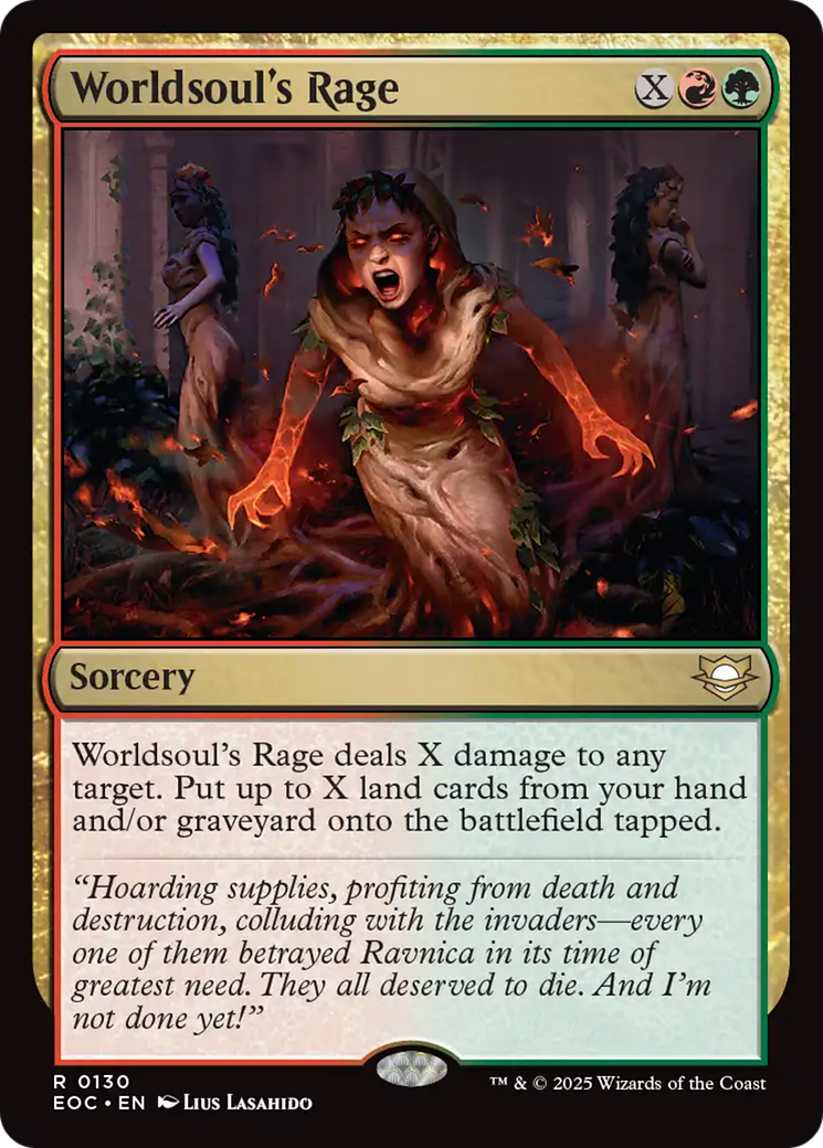 Worldsoul's Rage [Edge of Eternities Commander] | Gamers Paradise
