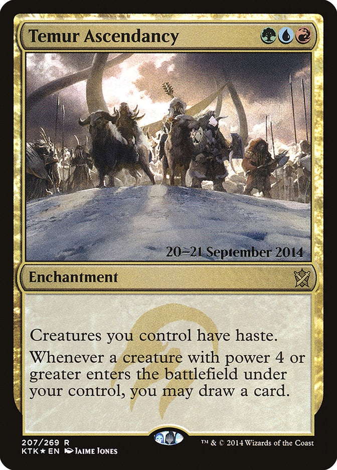 Temur Ascendancy [Khans of Tarkir Prerelease Promos] | Gamers Paradise