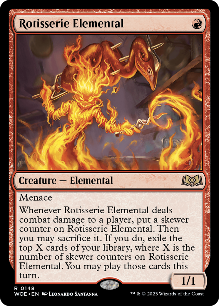 Rotisserie Elemental [Wilds of Eldraine] | Gamers Paradise